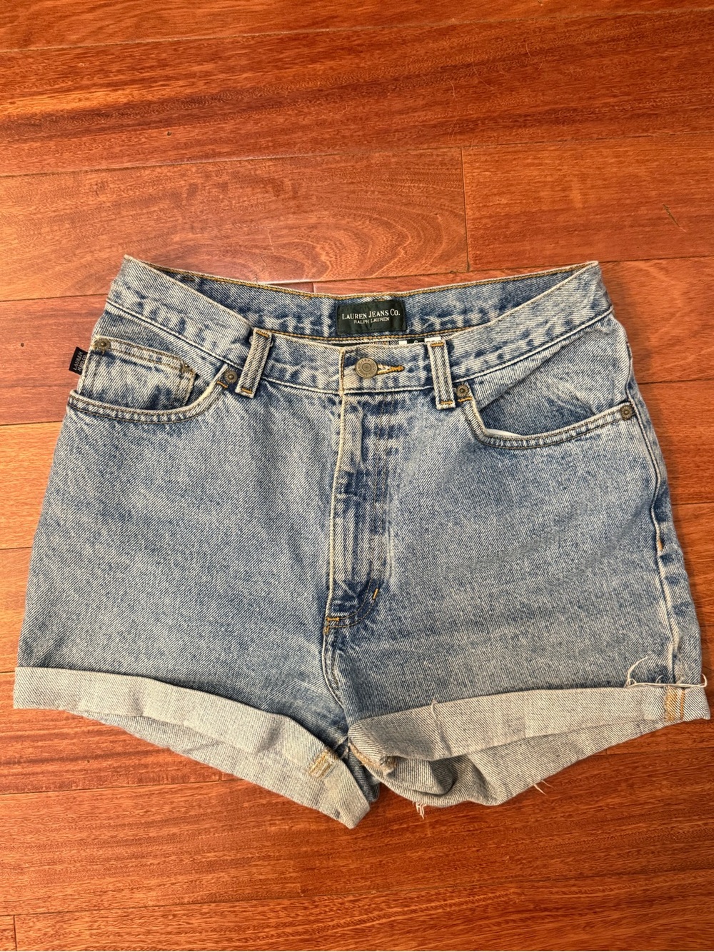 Vintage Lauren Jeans Co. by Ralph Lauren Light Blue Denim Shorts